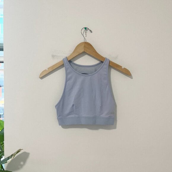 ALO Yoga Other - Alo Yoga Periwinkle Blue High Neck Sports Bra Size XS